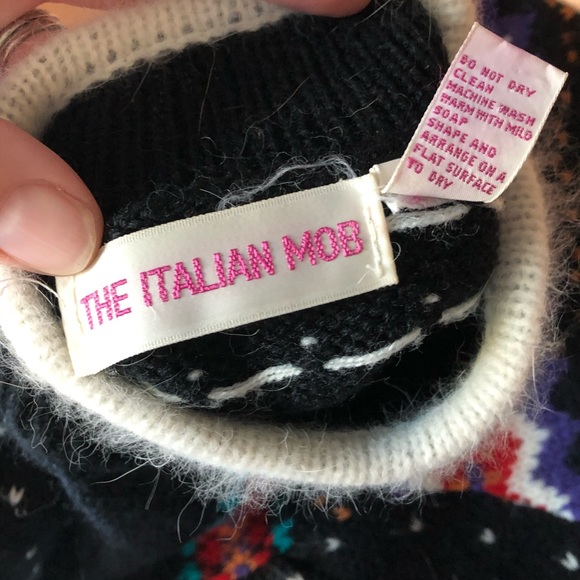 Vintage angora Italian Mob gorgeous sweater - Picture 10 of 12